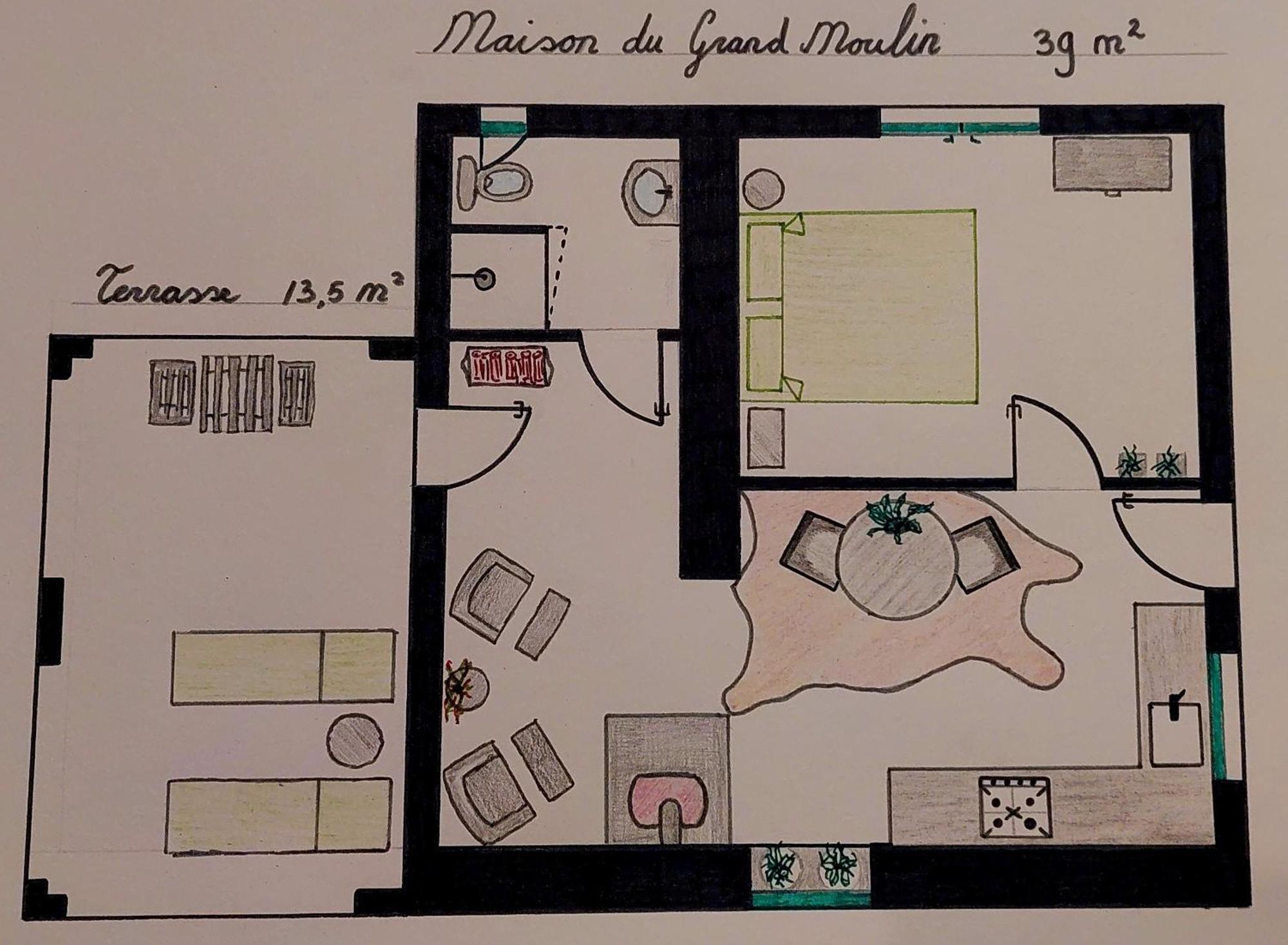 Maison Du Grand Moulin Saint-Aubin-en-Charollais المظهر الخارجي الصورة